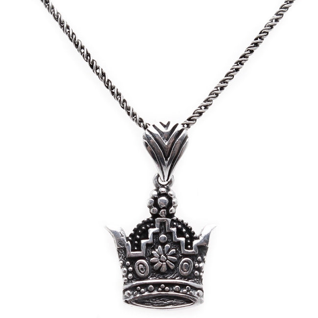 Sterling Siver 925 Persian King Tiara Crown Persia Gift Pahlavi