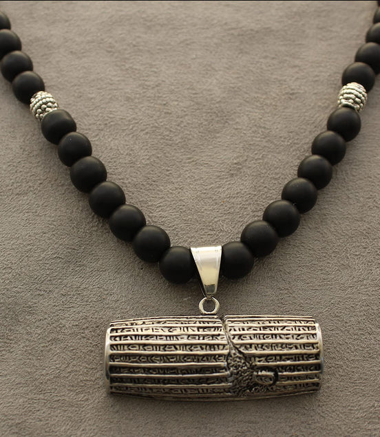 Cyrus the great human right cylinder necklace