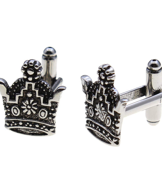Iranian Persian Pahlavi Kingdom Crown Cufflinks Art Persia Farsi Gift