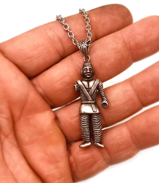Sterling Silver Persian Parthian Hero Soorena Necklace Pendant
